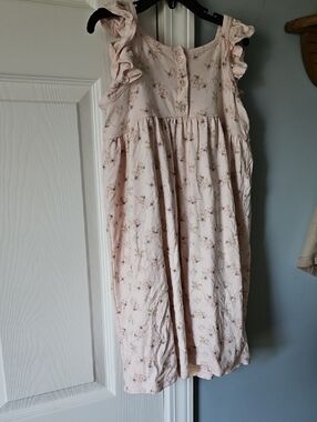 Jamie Kay Pale Pink Floral Ruffle Dress